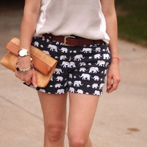 Loft Elephant Pattern Shorts